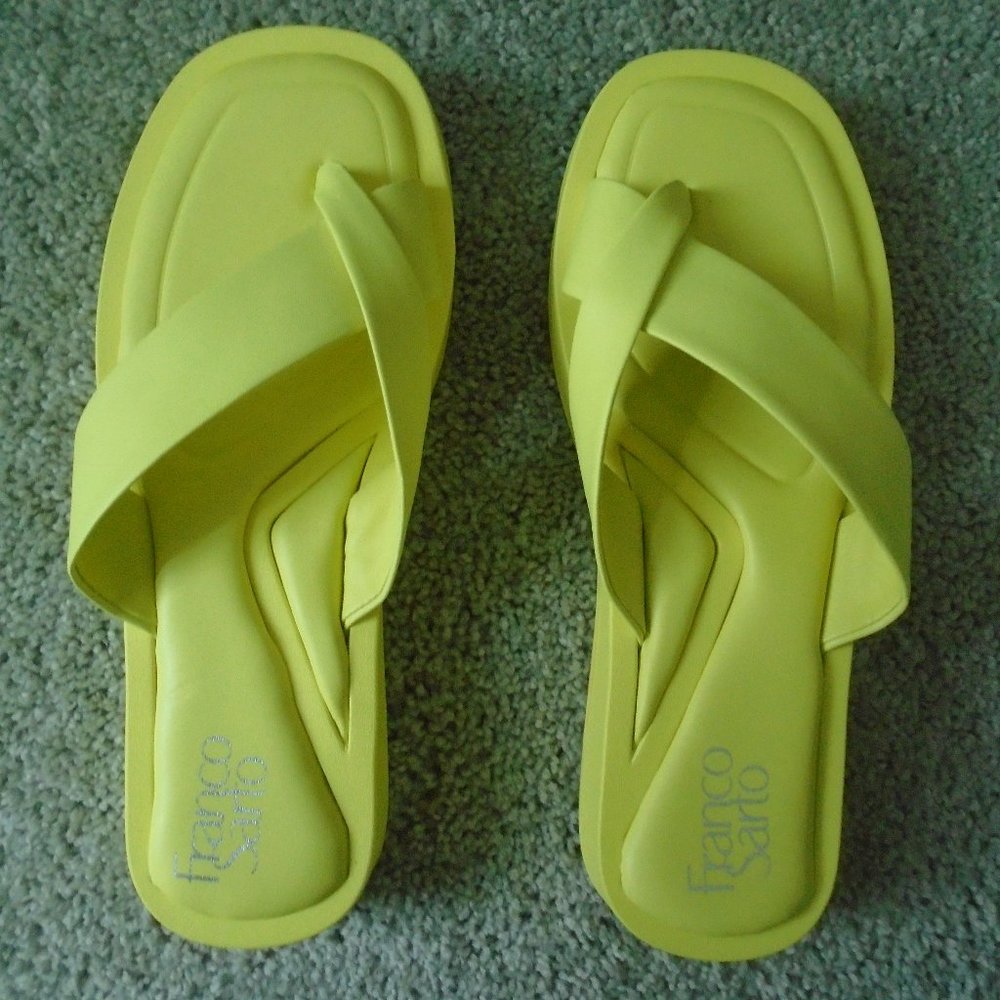 BRAND NEW FRANCO SARTO "JANEY" LIMEADE SANDALS SHOES SIZE 8 MSRP $79.00